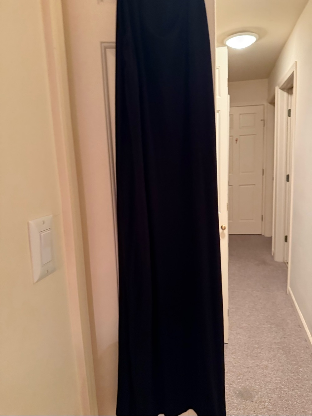 Philosophy Navy Scoop Neck Maxi Dress